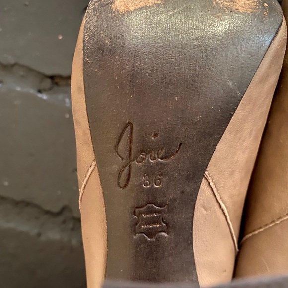 Joie soft slouchy leather heeled boot - Picture 9 of 14